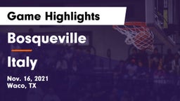 Bosqueville  vs Italy  Game Highlights - Nov. 16, 2021