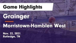 Grainger  vs Morristown-Hamblen West  Game Highlights - Nov. 22, 2021