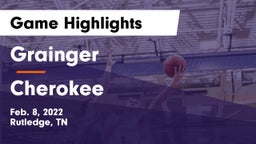 Grainger  vs Cherokee  Game Highlights - Feb. 8, 2022
