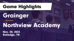 Grainger  vs Northview Academy Game Highlights - Nov. 28, 2023