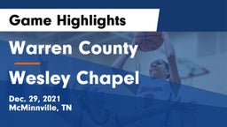 Warren County  vs Wesley Chapel  Game Highlights - Dec. 29, 2021
