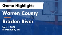 Warren County  vs Braden River  Game Highlights - Jan. 1, 2022