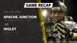 Recap: Apache Junction  vs. Higley  2016