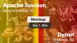 Matchup: Apache Junction vs. Dysart  2016