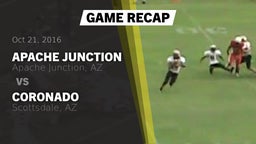 Recap: Apache Junction  vs. Coronado  2016