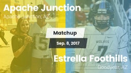 Matchup: Apache Junction vs. Estrella Foothills  2017