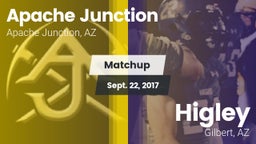 Matchup: Apache Junction vs. Higley  2017