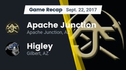 Recap: Apache Junction  vs. Higley  2017