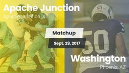 Matchup: Apache Junction vs. Washington  2017
