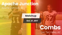 Matchup: Apache Junction vs. Combs  2017