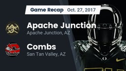Recap: Apache Junction  vs. Combs  2017
