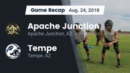 Recap: Apache Junction  vs. Tempe  2018