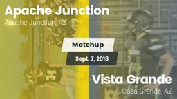 Matchup: Apache Junction vs. Vista Grande  2018