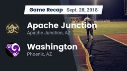 Recap: Apache Junction  vs. Washington  2018