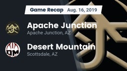 Recap: Apache Junction  vs. Desert Mountain  2019