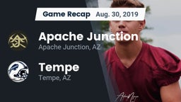 Recap: Apache Junction  vs. Tempe  2019