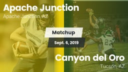 Matchup: Apache Junction vs. Canyon del Oro  2019
