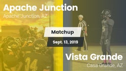 Matchup: Apache Junction vs. Vista Grande  2019