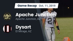 Recap: Apache Junction  vs. Dysart  2019