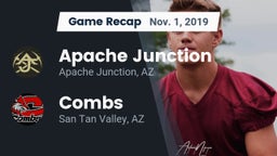 Recap: Apache Junction  vs. Combs  2019