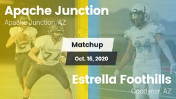 Matchup: Apache Junction vs. Estrella Foothills  2020