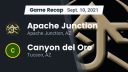 Recap: Apache Junction  vs. Canyon del Oro  2021