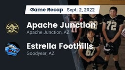 Recap: Apache Junction  vs. Estrella Foothills  2022