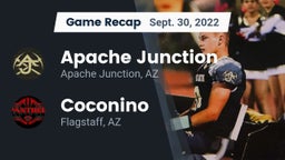 Recap: Apache Junction  vs. Coconino  2022