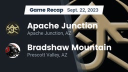 Recap: Apache Junction  vs. Bradshaw Mountain  2023