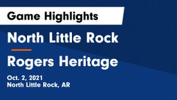 North Little Rock  vs Rogers Heritage  Game Highlights - Oct. 2, 2021