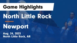 North Little Rock  vs Newport  Game Highlights - Aug. 24, 2023