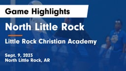 North Little Rock  vs Little Rock Christian Academy  Game Highlights - Sept. 9, 2023