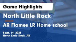 North Little Rock  vs AR Flames LR Home school Game Highlights - Sept. 14, 2023