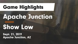 Apache Junction  vs Show Low  Game Highlights - Sept. 21, 2019
