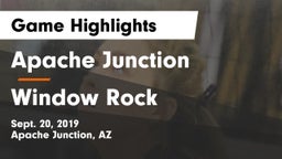 Apache Junction  vs Window Rock  Game Highlights - Sept. 20, 2019