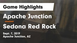 Apache Junction  vs Sedona Red Rock  Game Highlights - Sept. 7, 2019