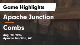 Apache Junction  vs Combs  Game Highlights - Aug. 28, 2023