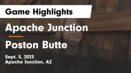 Apache Junction  vs Poston Butte  Game Highlights - Sept. 5, 2023