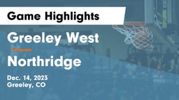 Greeley West  vs Northridge  Game Highlights - Dec. 14, 2023