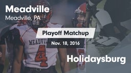 Matchup: Meadville High vs. Holidaysburg 2016