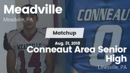 Matchup: Meadville High vs. Conneaut Area Senior High 2018