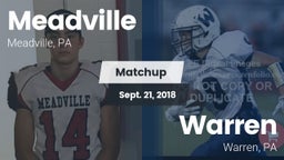 Matchup: Meadville High vs. Warren  2018