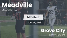 Matchup: Meadville High vs. Grove City  2018