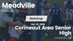 Matchup: Meadville High vs. Conneaut Area Senior High 2020