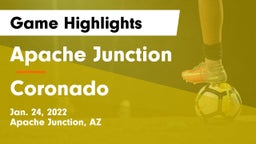 Apache Junction  vs Coronado  Game Highlights - Jan. 24, 2022