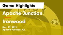 Apache Junction  vs Ironwood  Game Highlights - Dec. 29, 2021