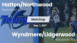 Matchup: Hatton/Northwood vs. Wyndmere/Lidgerwood  2017