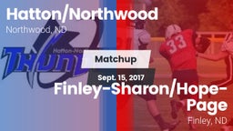 Matchup: Hatton/Northwood vs. Finley-Sharon/Hope-Page  2017