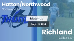 Matchup: Hatton/Northwood vs. Richland  2018