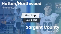 Matchup: Hatton/Northwood vs. Sargent County 2019